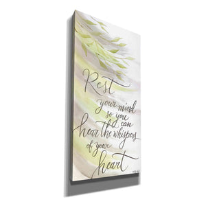 'Rest Your Mind' by Cindy Jacobs, Canvas Wall Art