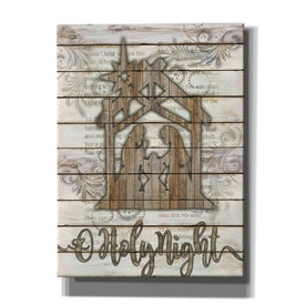 'O Holy Night Manger' by Cindy Jacobs, Canvas Wall Art