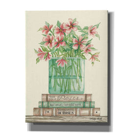 'Book Bouquet I' by Cindy Jacobs, Canvas Wall Art