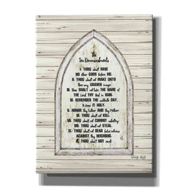 'Ten Commandments' by Cindy Jacobs, Canvas Wall Art