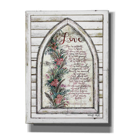 'Love is Patient Arch with Flowers' by Cindy Jacobs, Canvas Wall Art