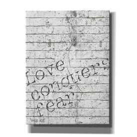 'Love Conquers Fear' by Cindy Jacobs, Canvas Wall Art