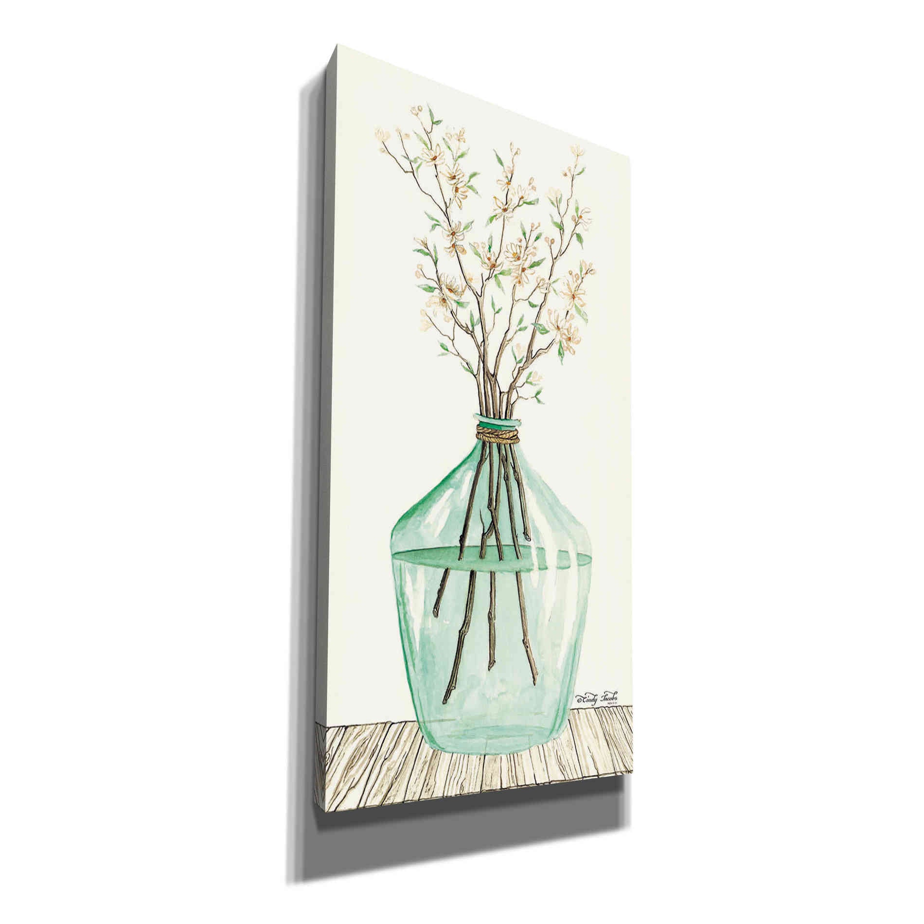 'Spring Blooms' by Cindy Jacobs, Canvas Wall Art
