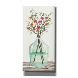 'Winter Blooms' by Cindy Jacobs, Canvas Wall Art