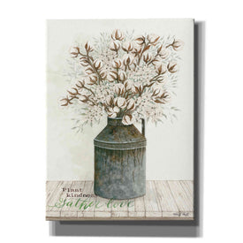 'Gather Love Cotton Bouquet' by Cindy Jacobs, Canvas Wall Art