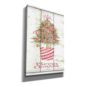 'Candy Cane Christmas Tree' by Cindy Jacobs, Canvas Wall Art