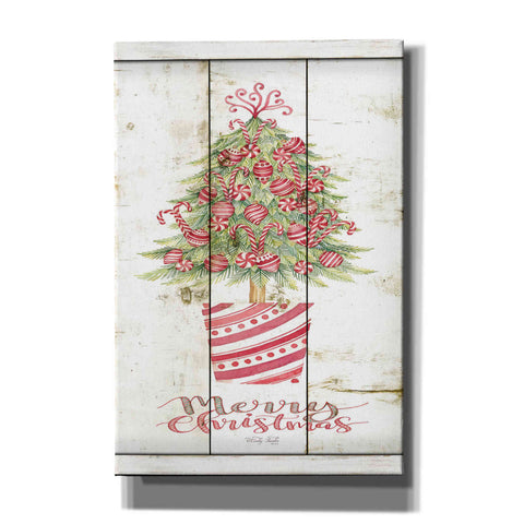Image of 'Candy Cane Christmas Tree' by Cindy Jacobs, Canvas Wall Art