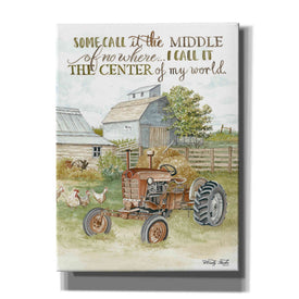 'Center of My World' by Cindy Jacobs, Canvas Wall Art