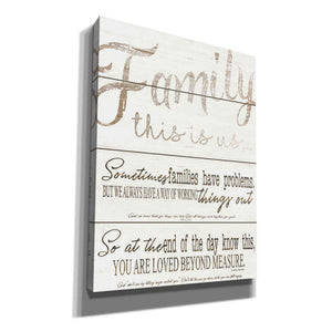 'Family - You Are Loved' by Cindy Jacobs, Canvas Wall Art