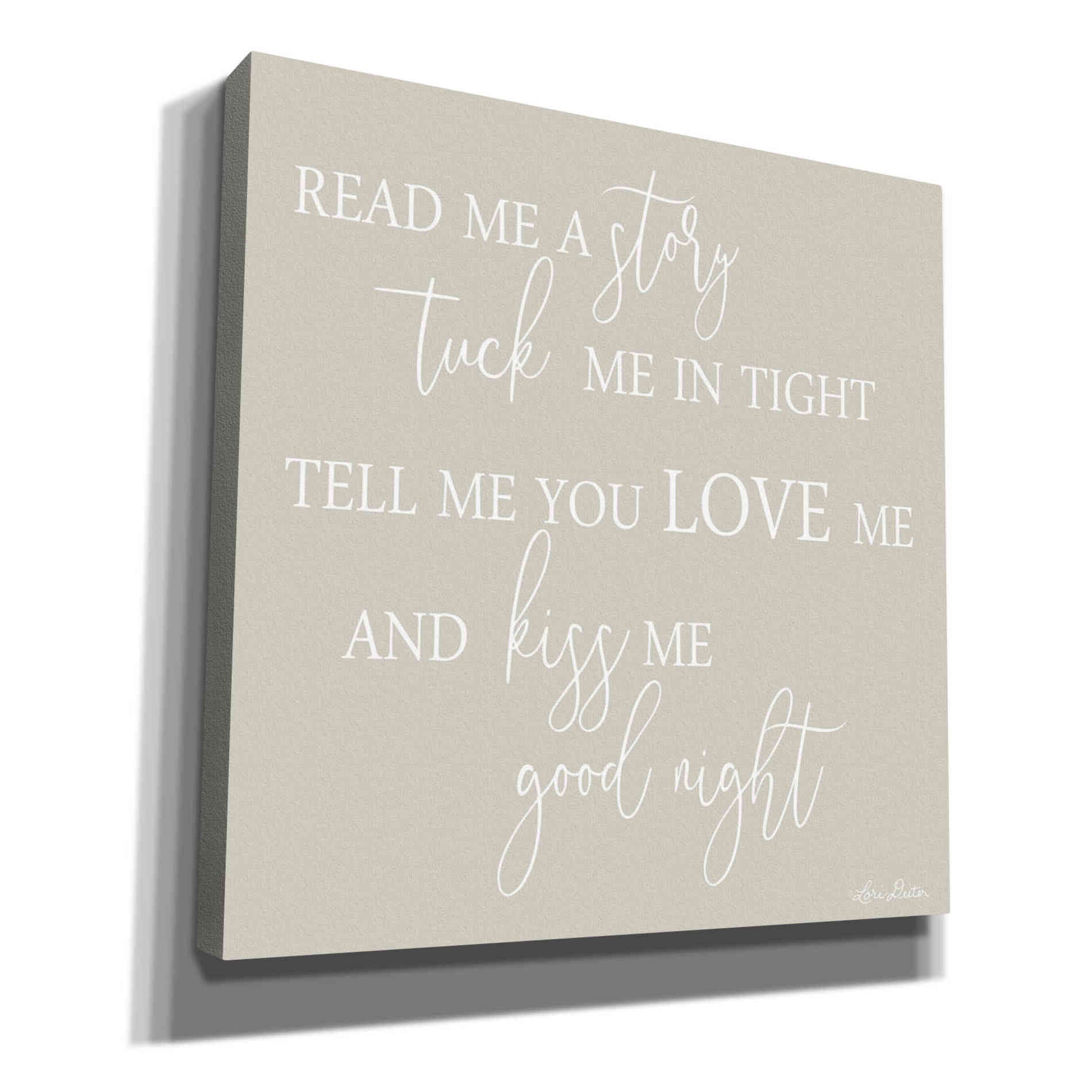 'Read Me a Story' by Lori Deiter, Canvas Wall Art