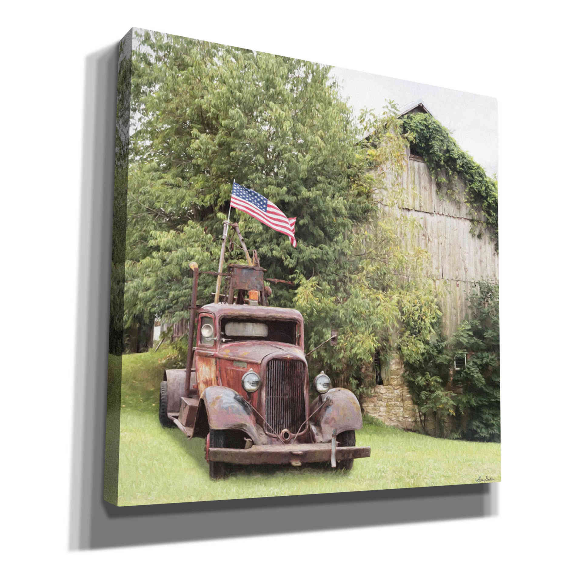 'Towing the Line' by Lori Deiter, Canvas Wall Art