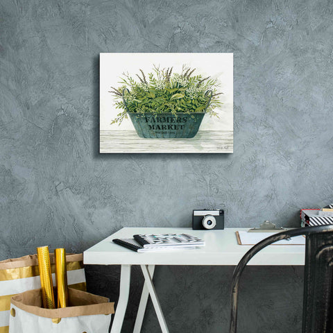 Image of 'Farmer's Market Vintage 1848' by Cindy Jacobs, Canvas Wall Art,16 x 12