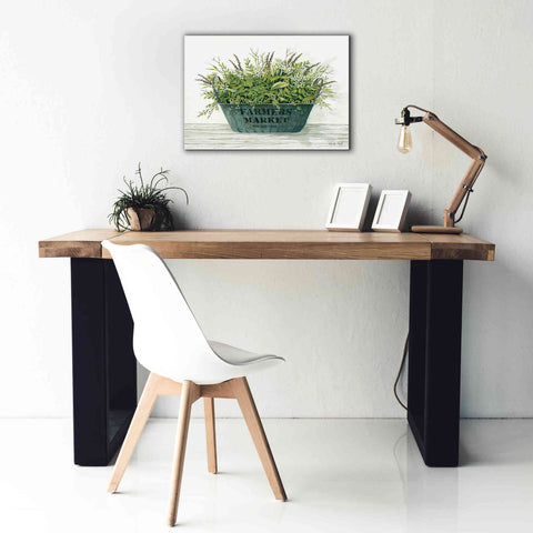 Image of 'Farmer's Market Vintage 1848' by Cindy Jacobs, Canvas Wall Art,26 x 18