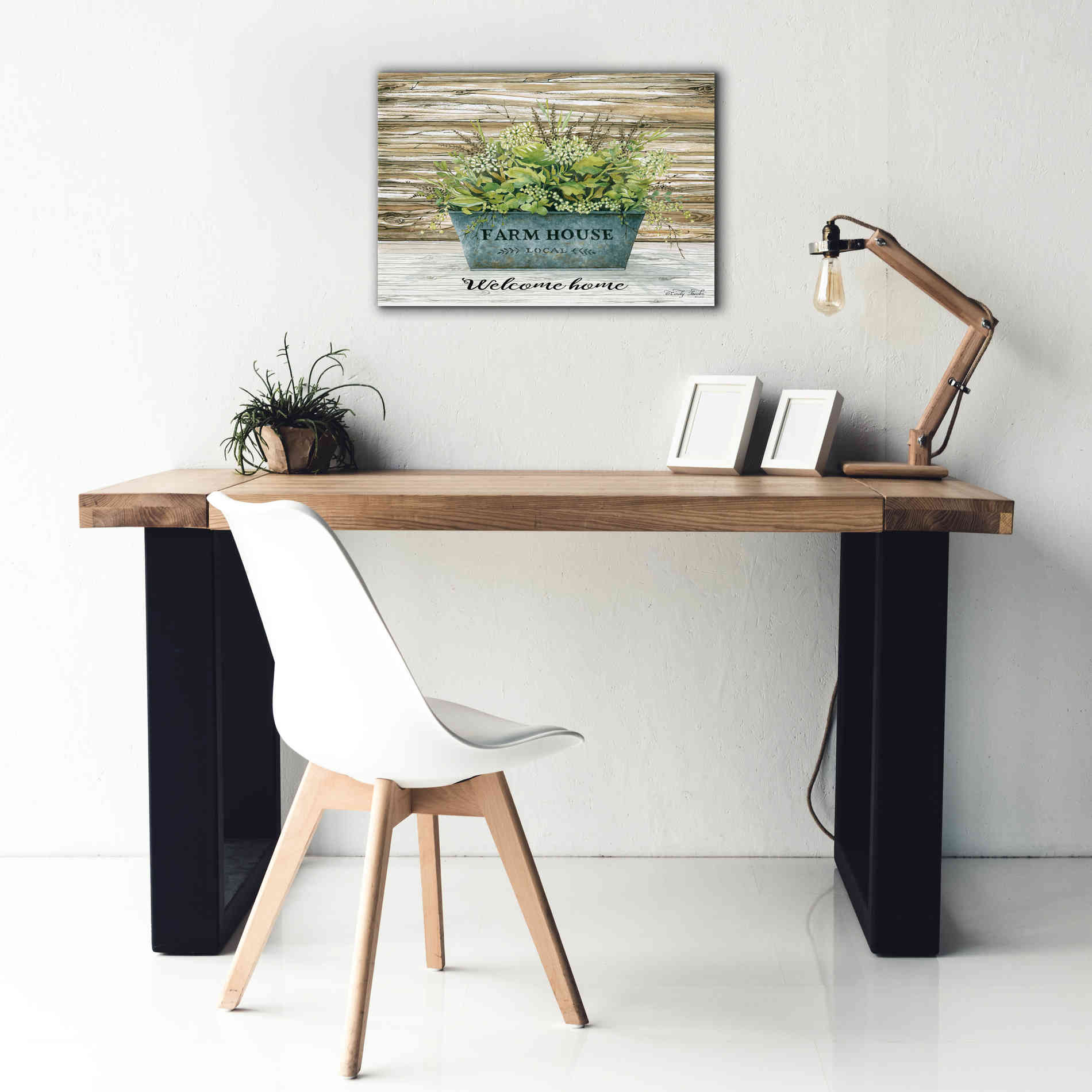 'Welcome Home' by Cindy Jacobs, Canvas Wall Art,26 x 18