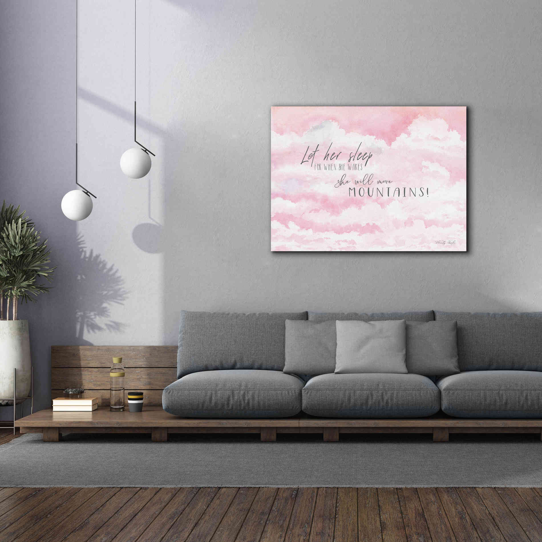 'Let Her Sleep' by Cindy Jacobs, Canvas Wall Art,54 x 40