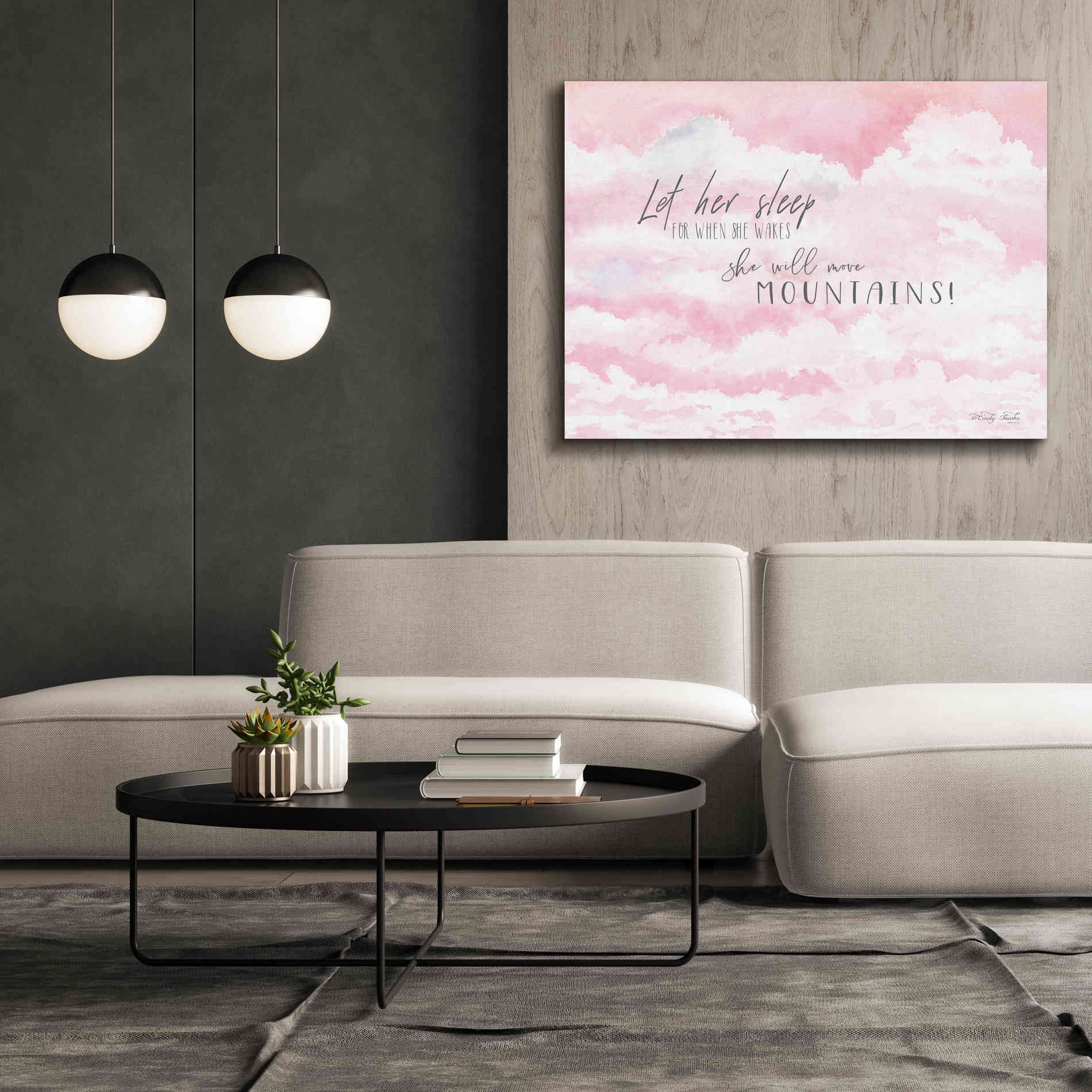 'Let Her Sleep' by Cindy Jacobs, Canvas Wall Art,54 x 40