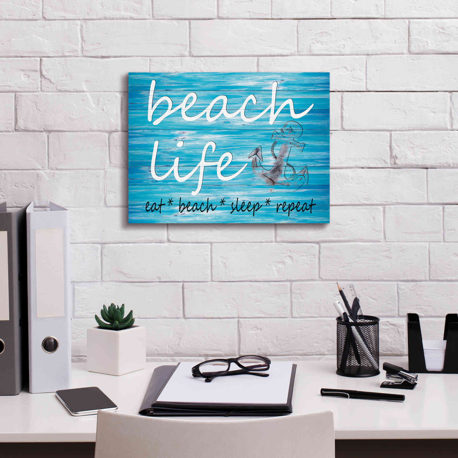 'Beach Life' by Cindy Jacobs, Canvas Wall Art,16 x 12