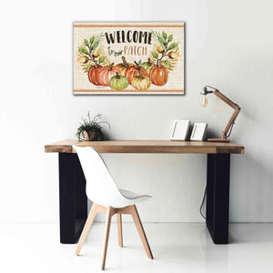 'Welcome to Our Patch' by Cindy Jacobs, Canvas Wall Art,40 x 26