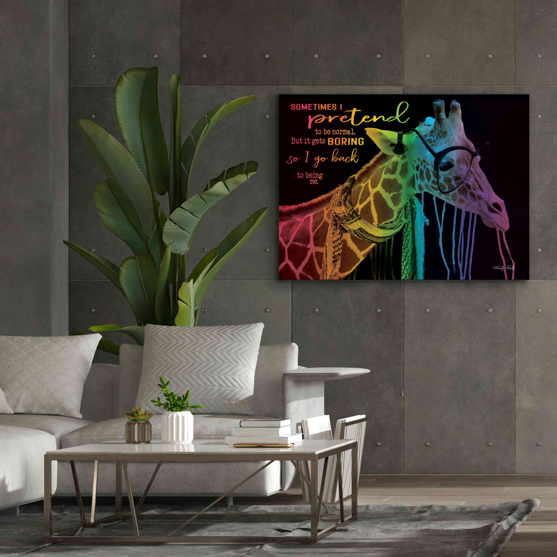 'Sometimes I Pretend' by Cindy Jacobs, Canvas Wall Art,54 x 40
