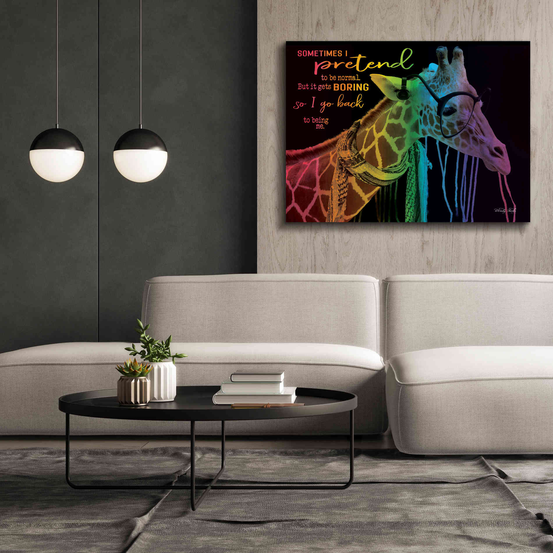 'Sometimes I Pretend' by Cindy Jacobs, Canvas Wall Art,54 x 40
