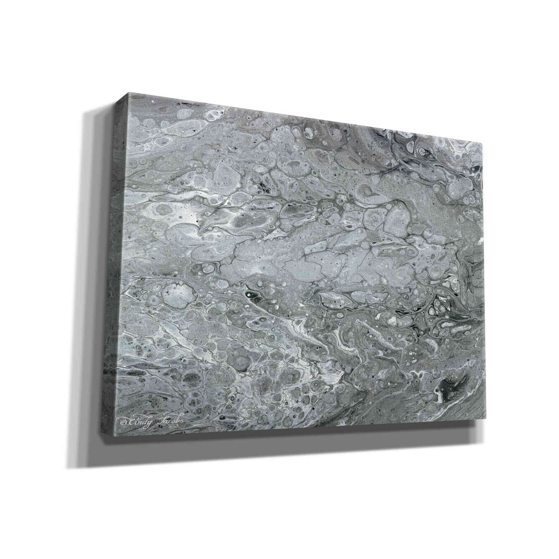 'Abstract in Gray II' by Cindy Jacobs, Canvas Wall Art
