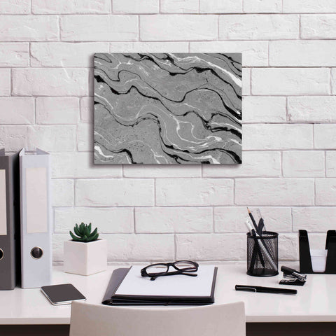 Image of 'Abstract in Gray III' by Cindy Jacobs, Canvas Wall Art,16 x 12