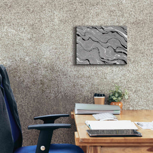 'Abstract in Gray III' by Cindy Jacobs, Canvas Wall Art,16 x 12