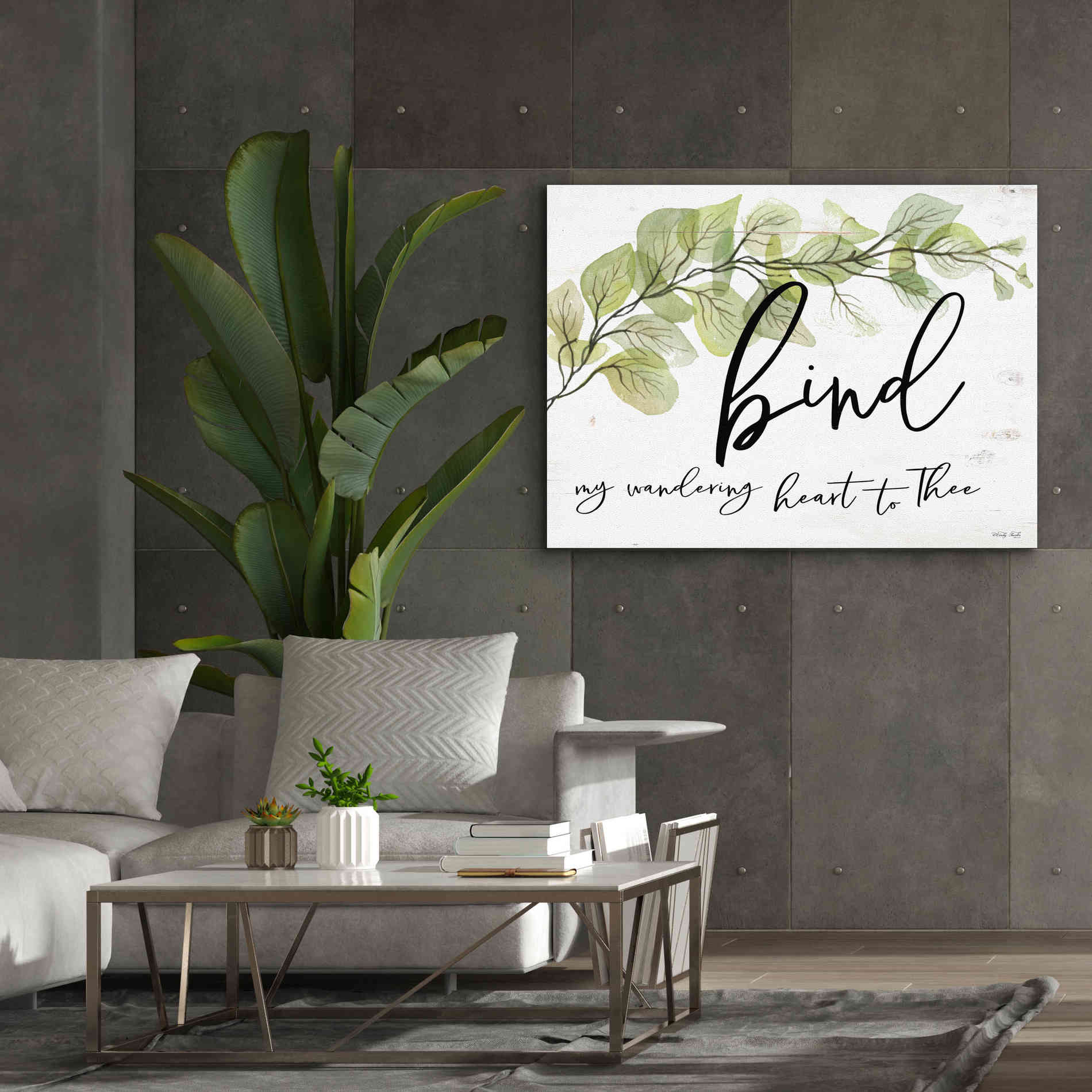 'Bind My Wandering Heart to Thee' by Cindy Jacobs, Canvas Wall Art,54 x 40