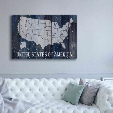 Image of 'Navy United States of America' by Cindy Jacobs, Canvas Wall Art,60 x 40