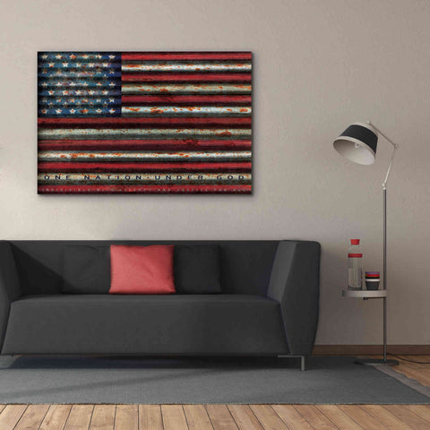 Image of 'One Nation Under God on Metal' by Cindy Jacobs, Canvas Wall Art,60 x 40