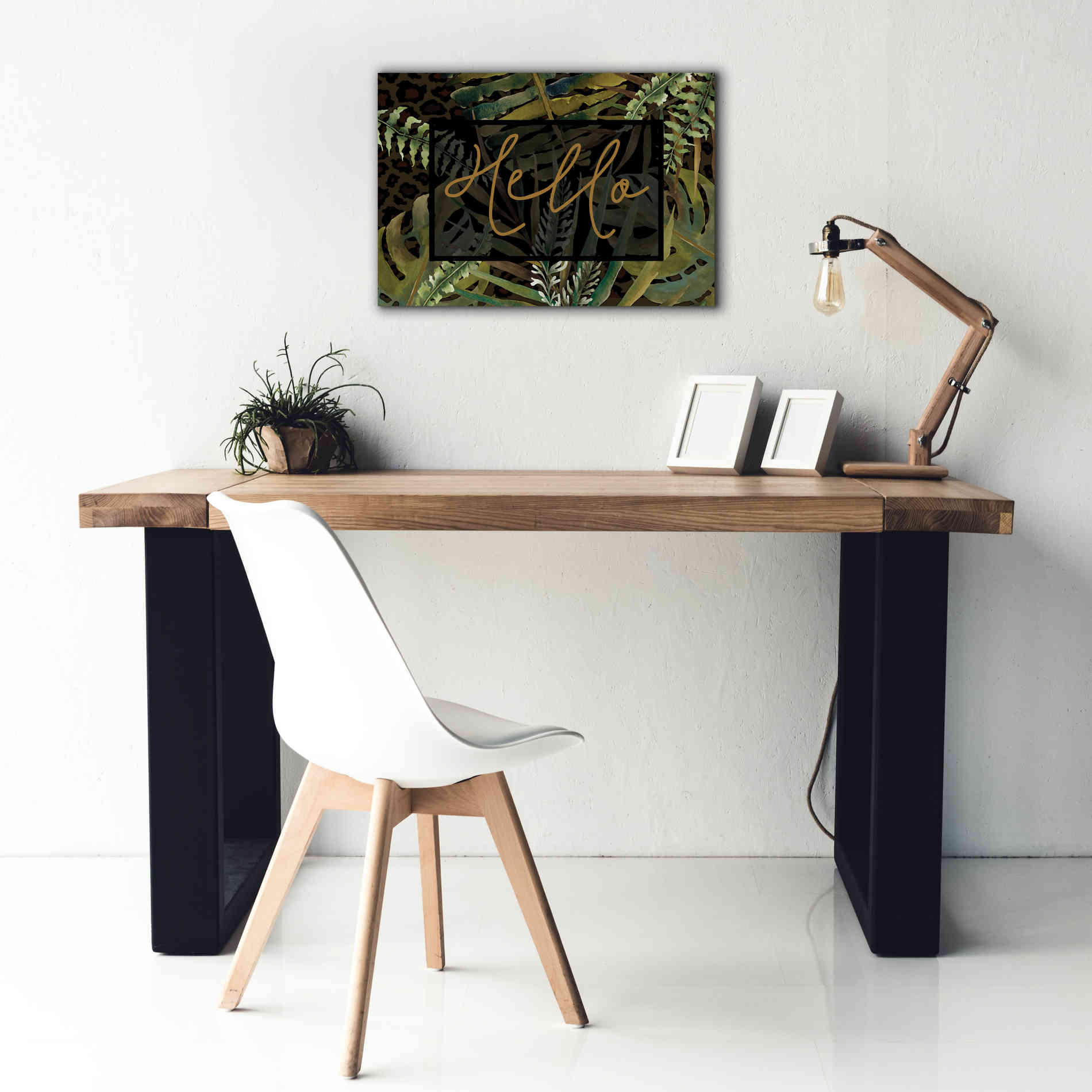 'Tropical Hello' by Cindy Jacobs, Canvas Wall Art,26 x 18