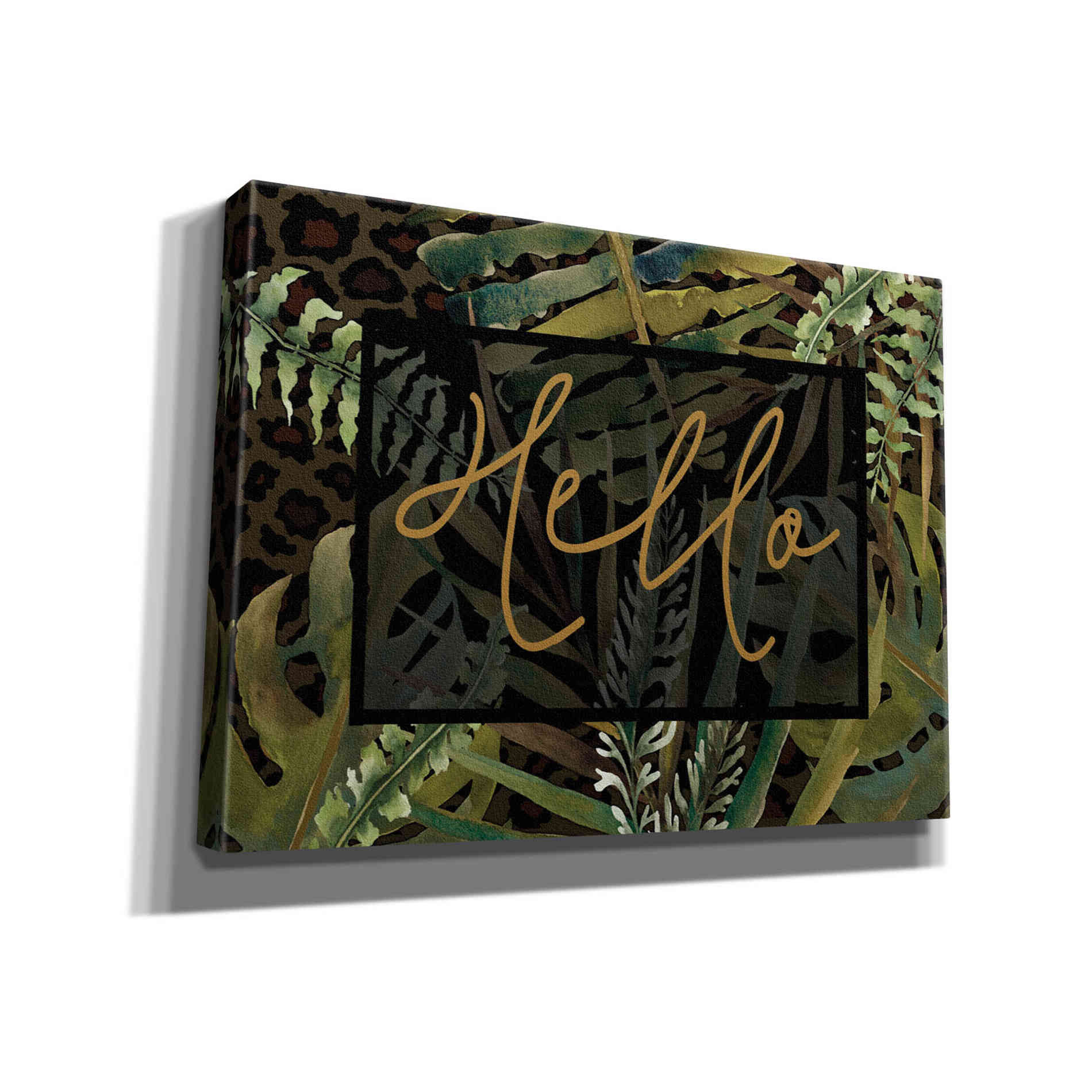 'Tropical Hello' by Cindy Jacobs, Canvas Wall Art