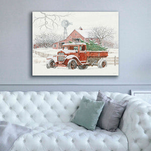 'Windmill Winter' by Cindy Jacobs, Canvas Wall Art,54 x 40