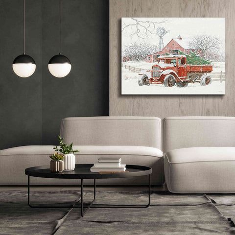 Image of 'Windmill Winter' by Cindy Jacobs, Canvas Wall Art,54 x 40