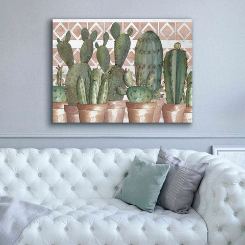 Image of 'Geo Succulents' by Cindy Jacobs, Canvas Wall Art,54 x 40