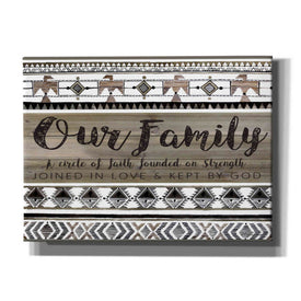'Our Family' by Cindy Jacobs, Canvas Wall Art