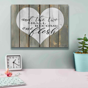 'And the Two' by Cindy Jacobs, Canvas Wall Art,16 x 12