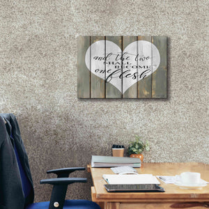 'And the Two' by Cindy Jacobs, Canvas Wall Art,26 x 18