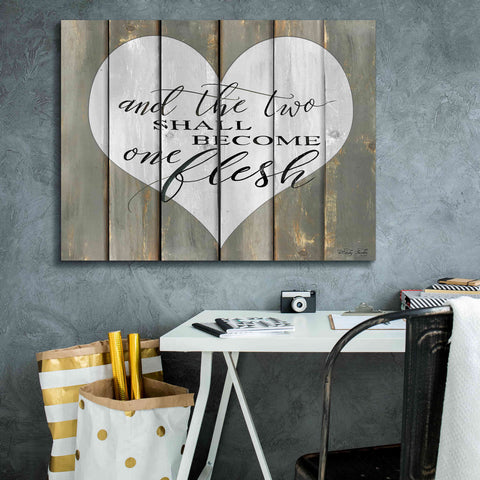 Image of 'And the Two' by Cindy Jacobs, Canvas Wall Art,34 x 26