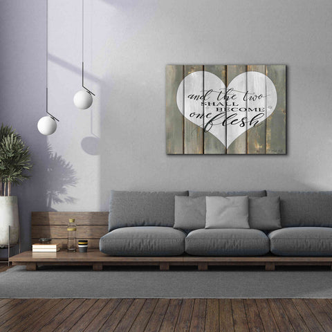 Image of 'And the Two' by Cindy Jacobs, Canvas Wall Art,54 x 40