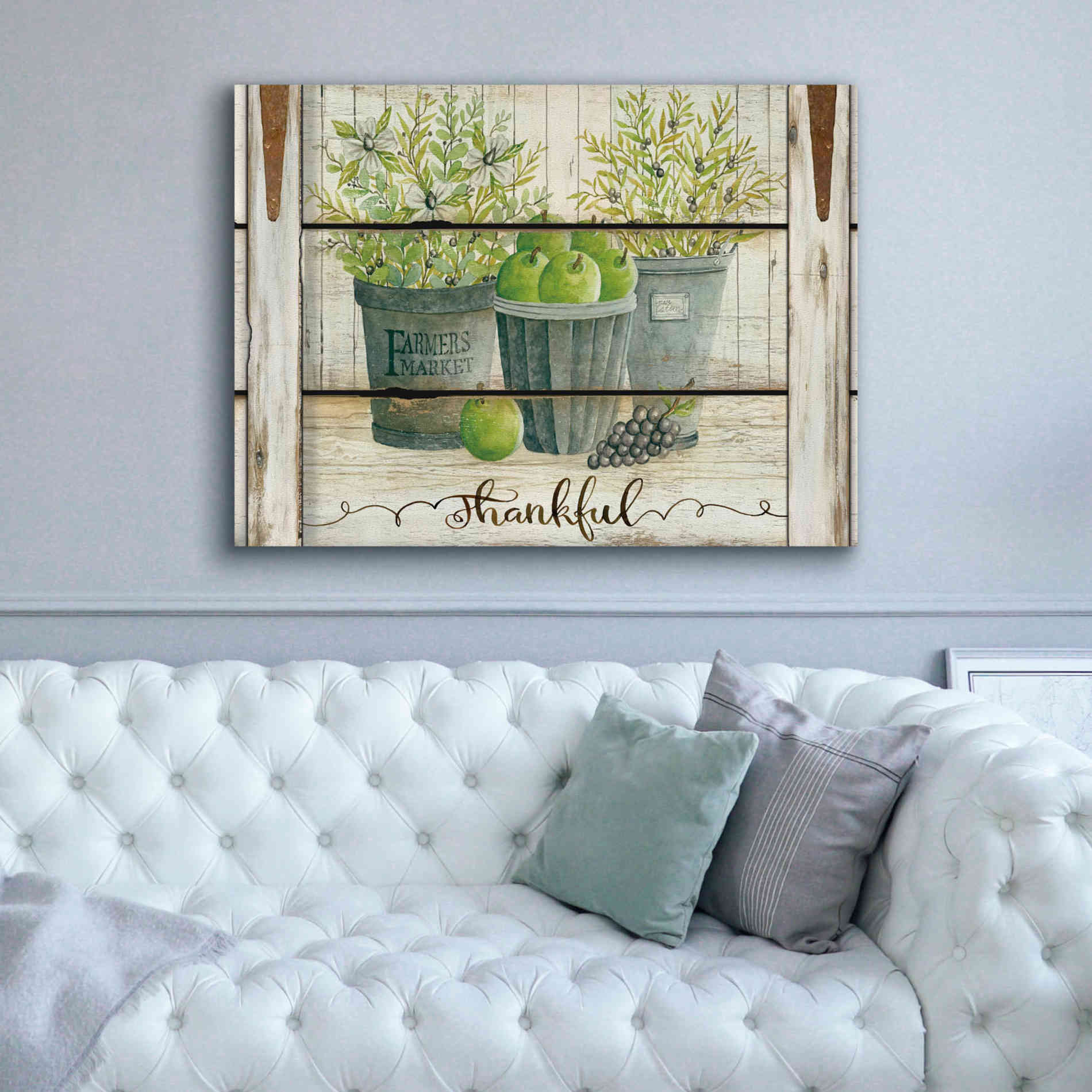 'Eucalyptus - Thankful Landscape' by Cindy Jacobs, Canvas Wall Art,54 x 40
