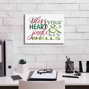 'Jingle My Bells' by Cindy Jacobs, Canvas Wall Art,16 x 12