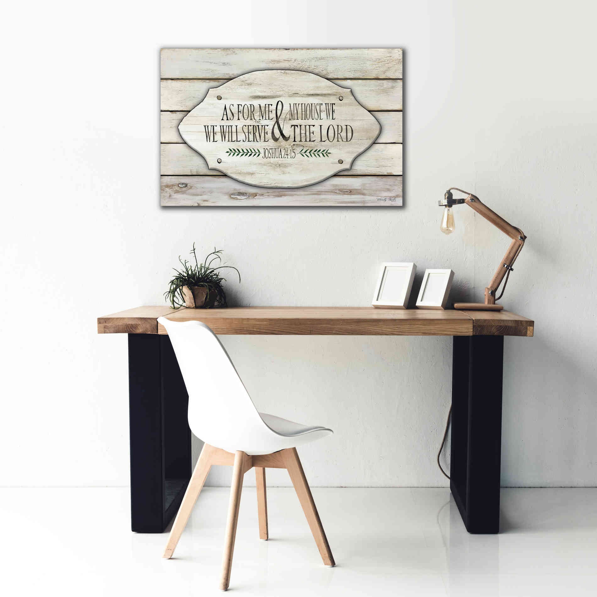 'As for Me and My House' by Cindy Jacobs, Canvas Wall Art,40 x 26