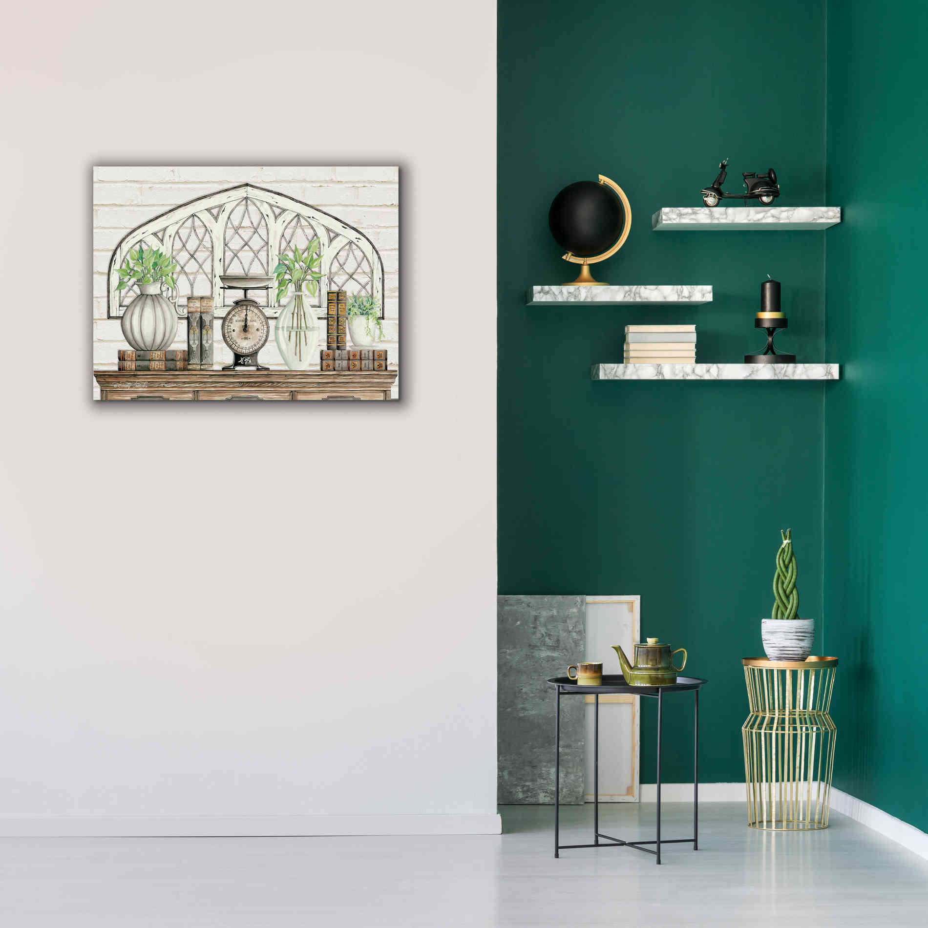 'All Things Near and Dear II' by Cindy Jacobs, Canvas Wall Art,34 x 26