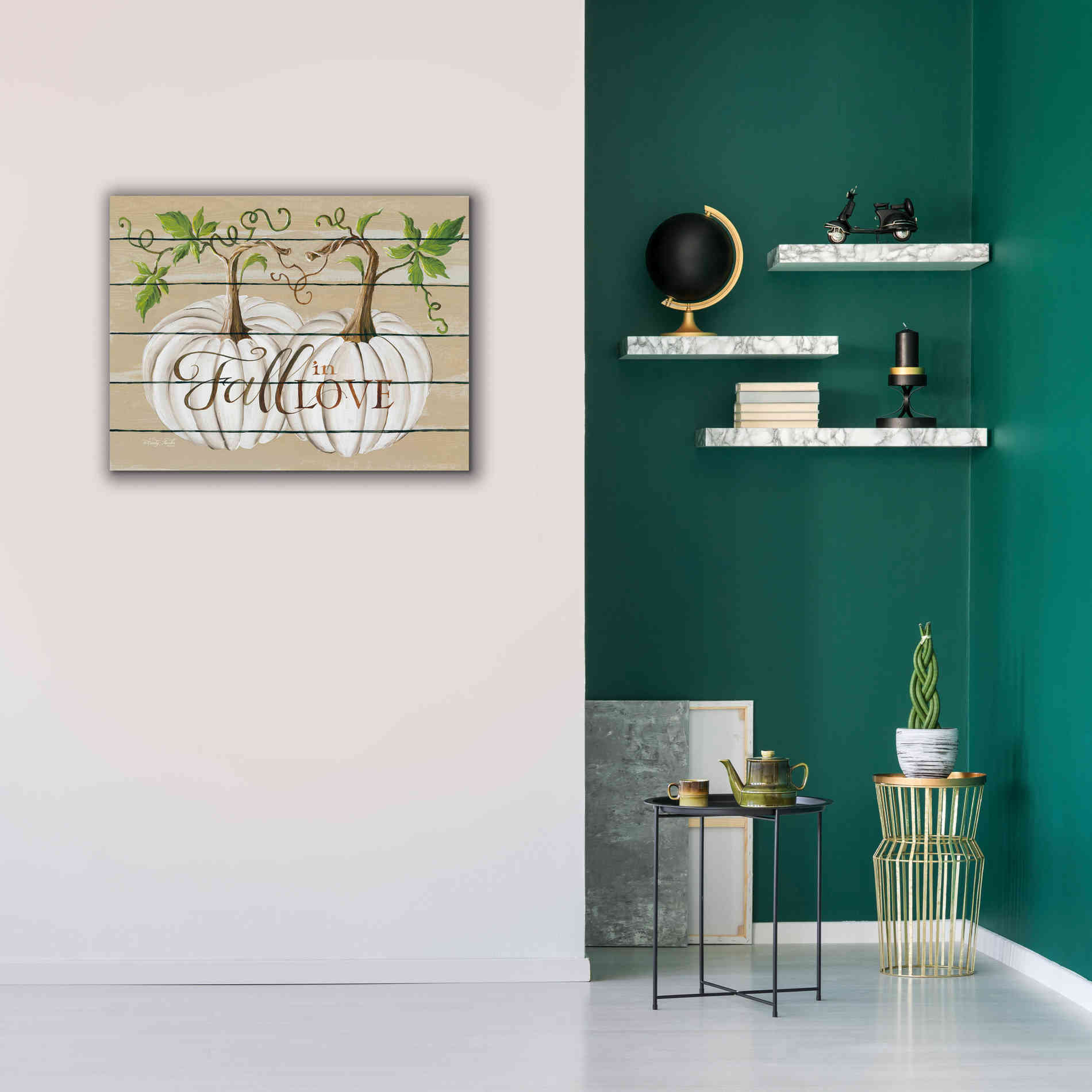 'Fall in Love' by Cindy Jacobs, Canvas Wall Art,34 x 26