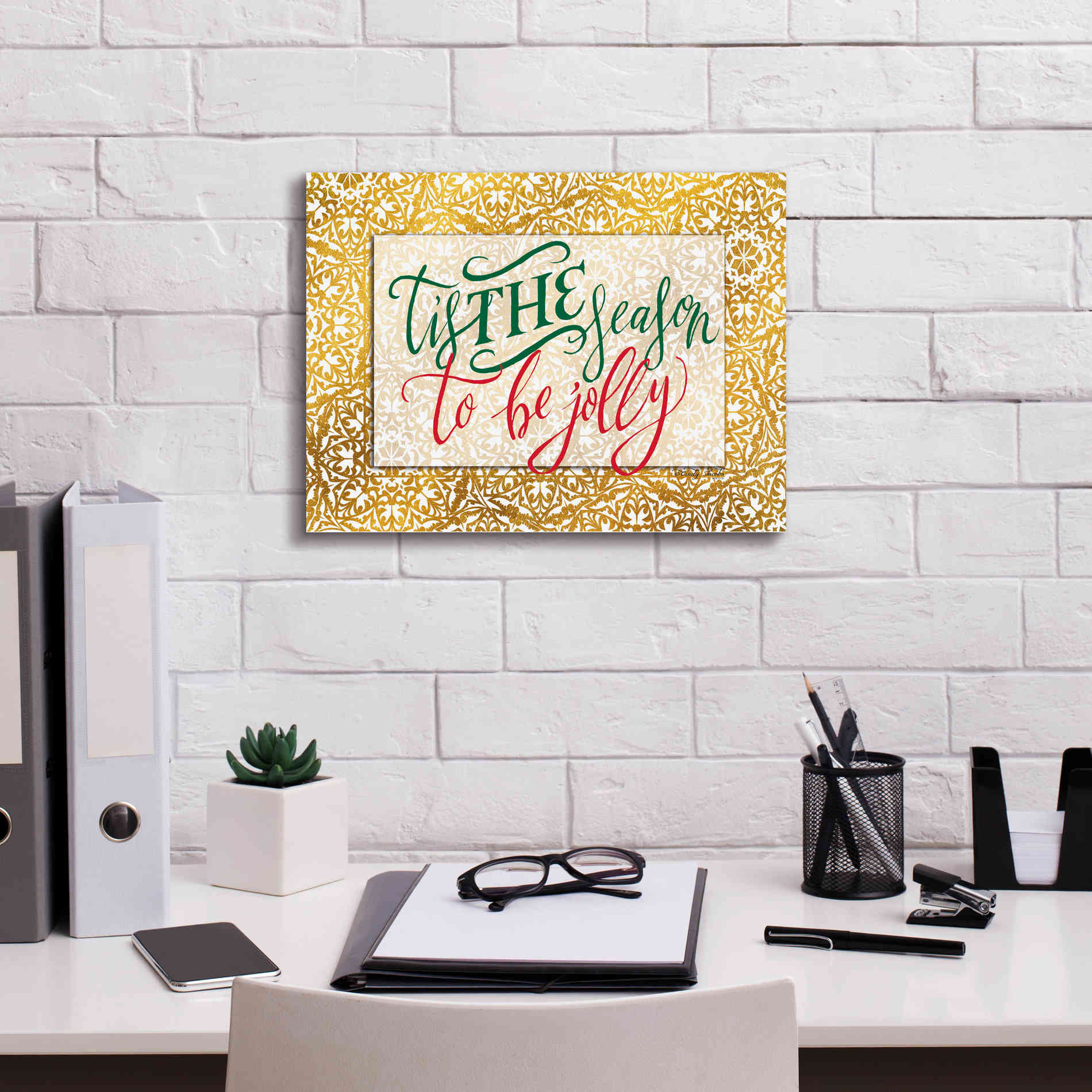 'Tis the Season' by Cindy Jacobs, Canvas Wall Art,16 x 12