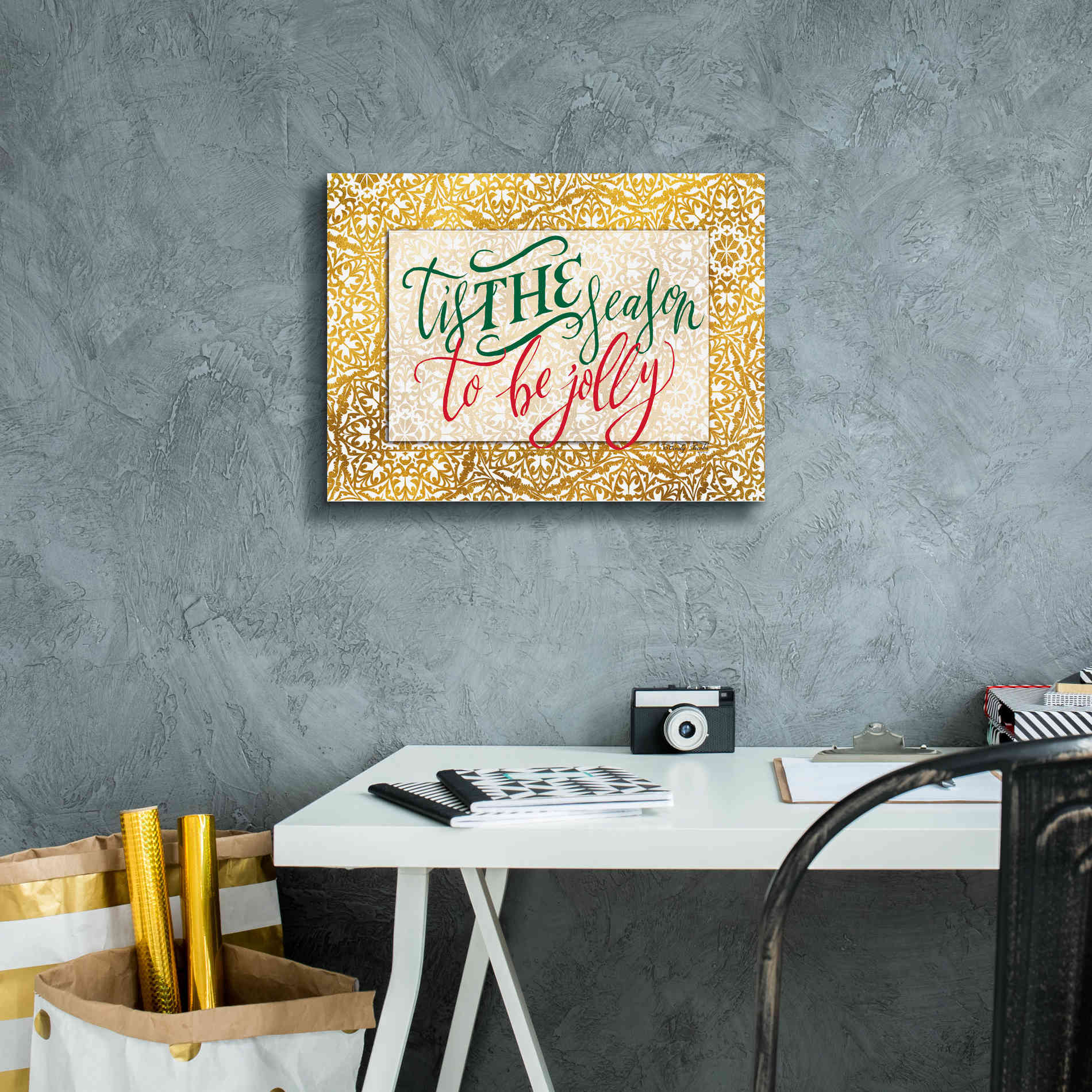 'Tis the Season' by Cindy Jacobs, Canvas Wall Art,16 x 12