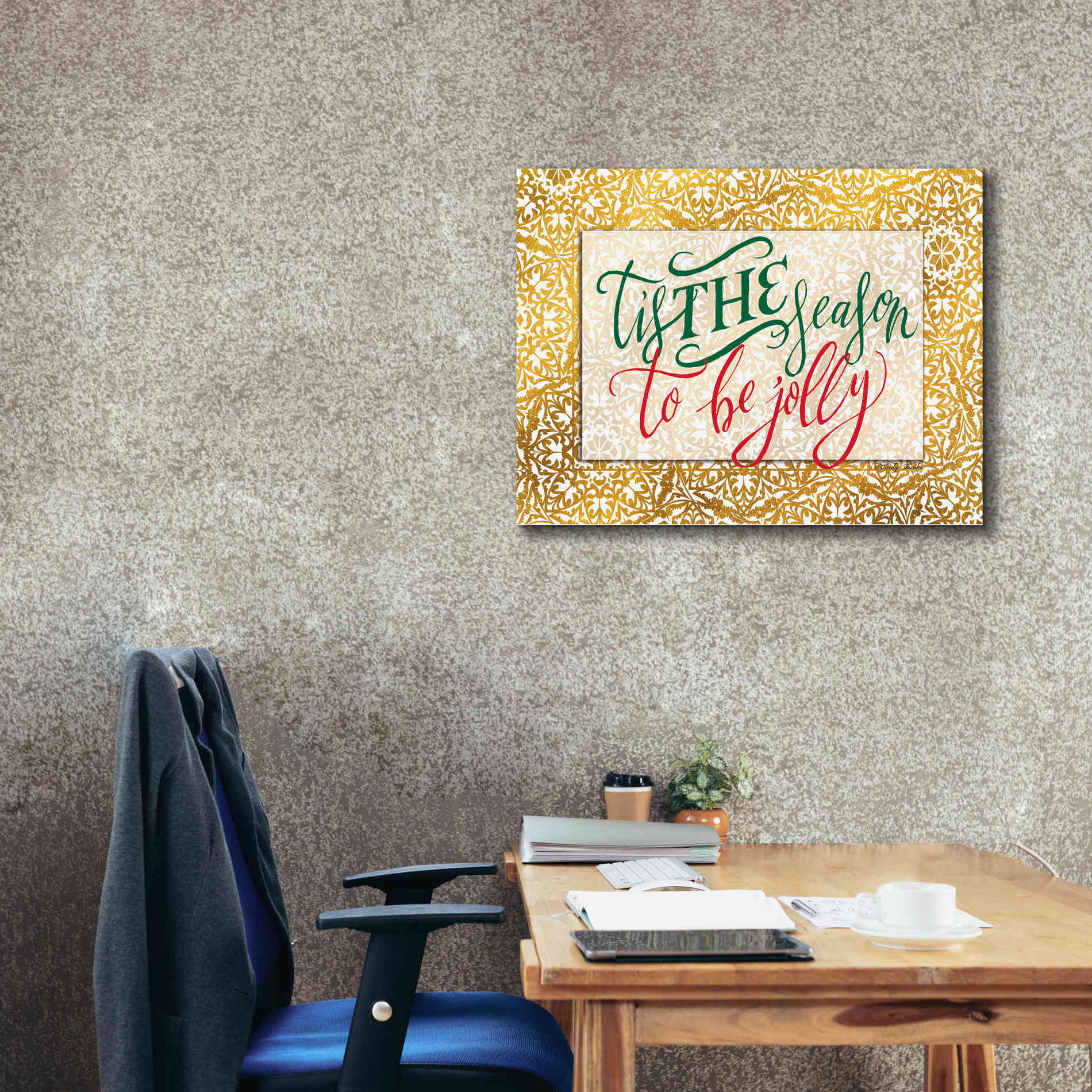 'Tis the Season' by Cindy Jacobs, Canvas Wall Art,34 x 26