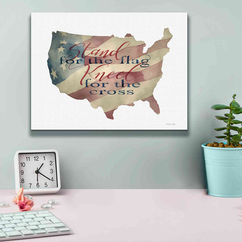 Image of 'USA Stand for the Flag' by Cindy Jacobs, Canvas Wall Art,16 x 12