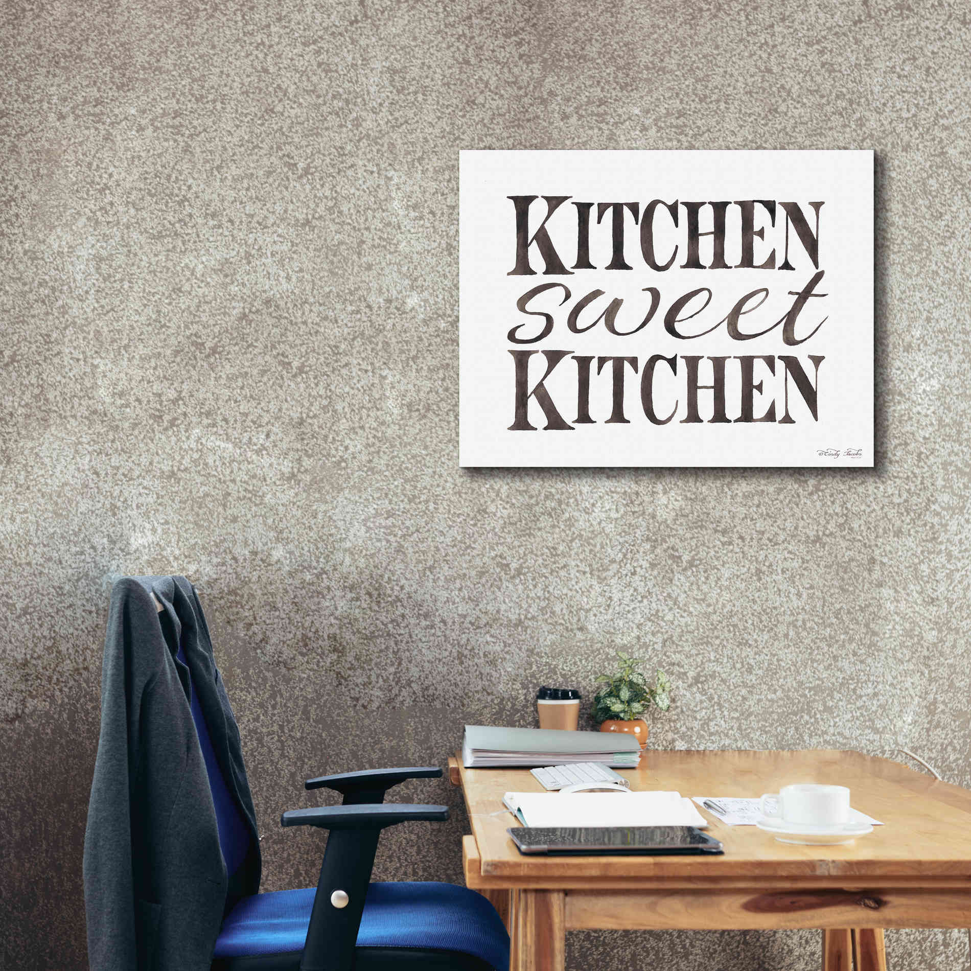 'Kitchen Sweet Kitchen' by Cindy Jacobs, Canvas Wall Art,34 x 26